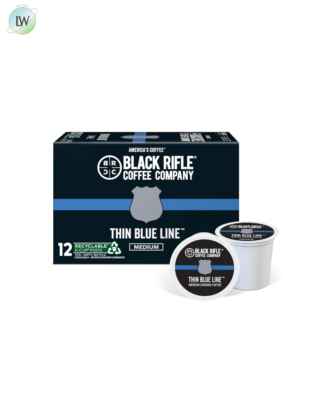 Black Rifle Coffee Medium Roast K Cup Coffee, 0.39 oz, 12 ct. (Various Flavours)