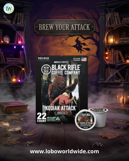 Black Rifle Coffee Medium Roast K Cup Coffee, 0.39 oz., 22 ct. (Various Flavours)
