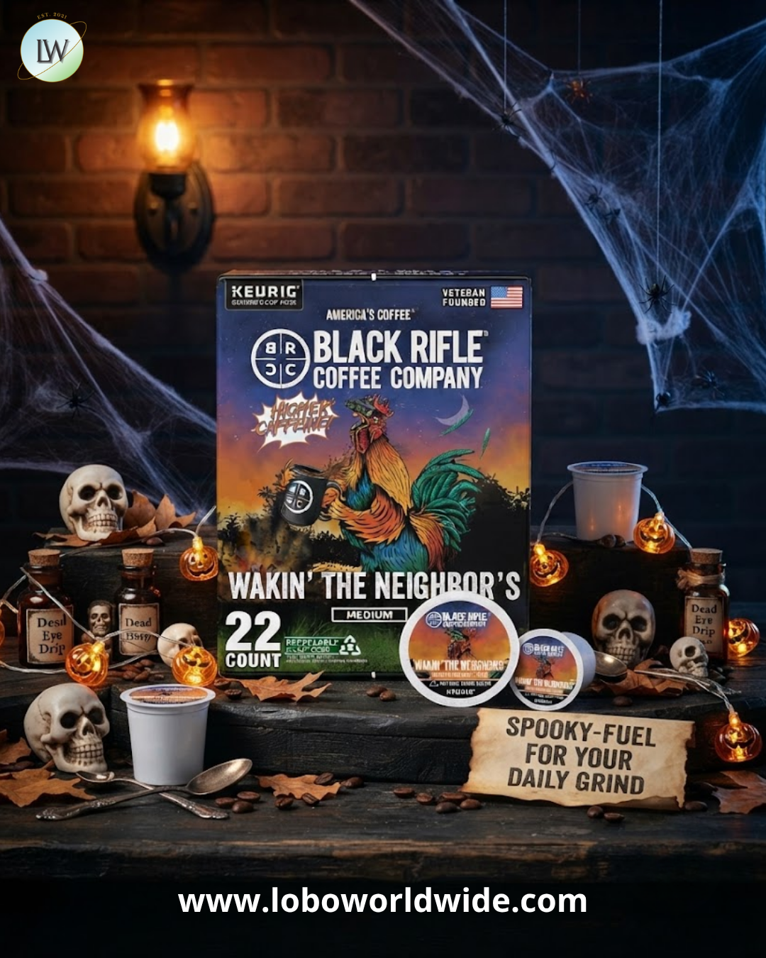 Black Rifle Coffee Medium Roast K Cup Coffee, 0.39 oz., 22 ct. (Various Flavours)