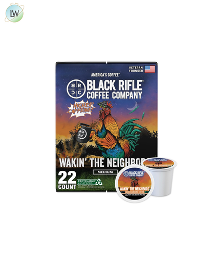 Black Rifle Coffee Medium Roast K Cup Coffee, 0.39 oz., 22 ct. (Various Flavours)