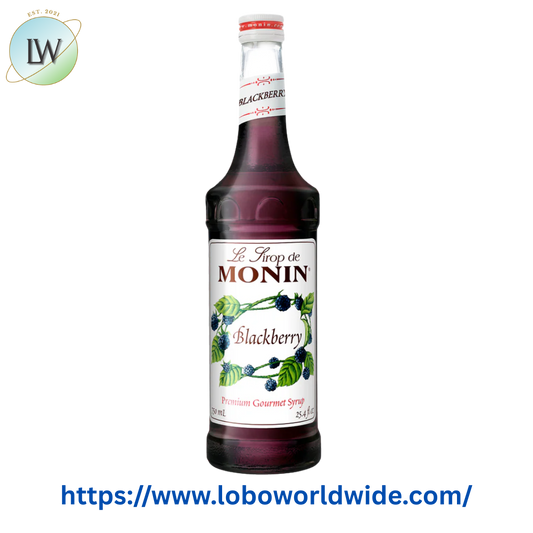 Monin Premium Blackberry Flavoring / Fruit Syrup 750 mL
