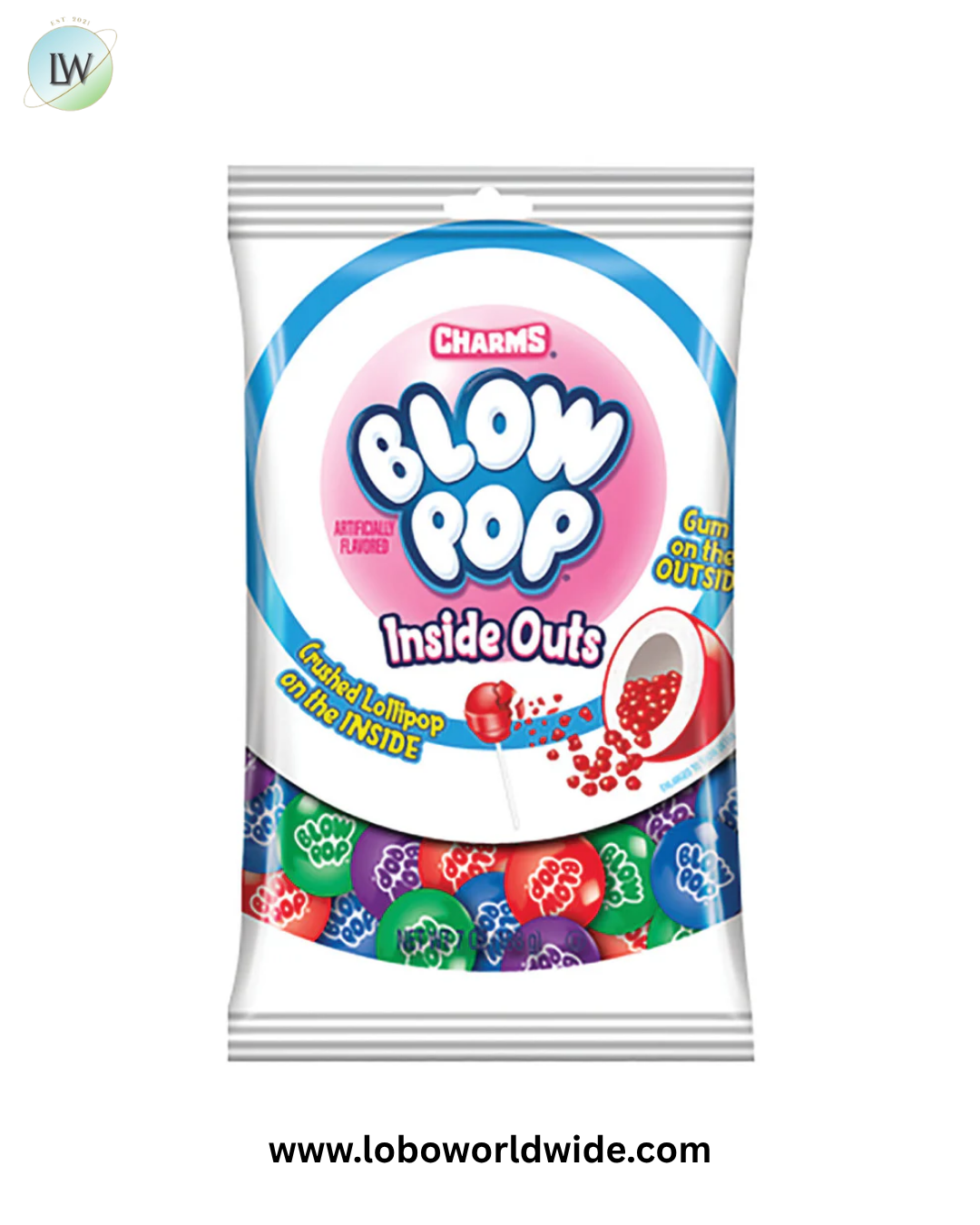 Blow Pop Inside Outs Peg Bags - 8ct