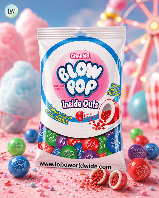 Blow Pop Inside Outs Peg Bags - 8ct