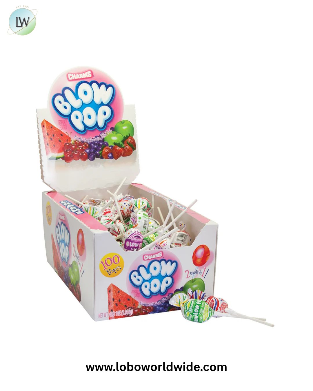 Blow Pops from Charms Assorted - 100ct