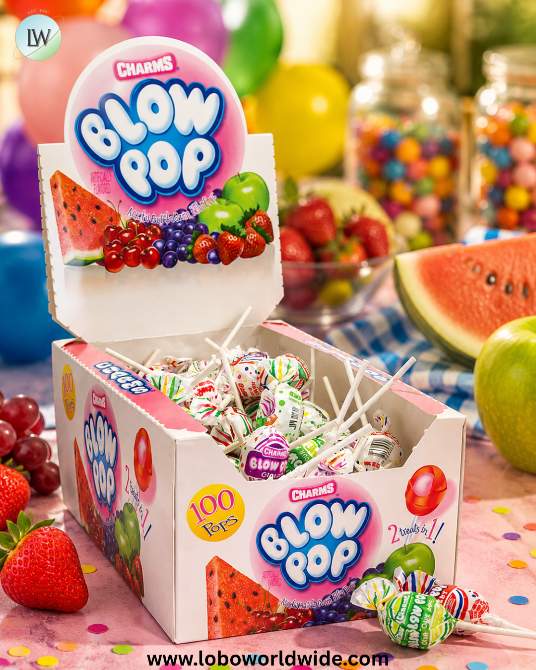 Blow Pops from Charms Assorted - 100ct