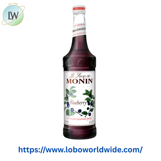 Monin Premium Blueberry Flavoring / Fruit Syrup 750 mL