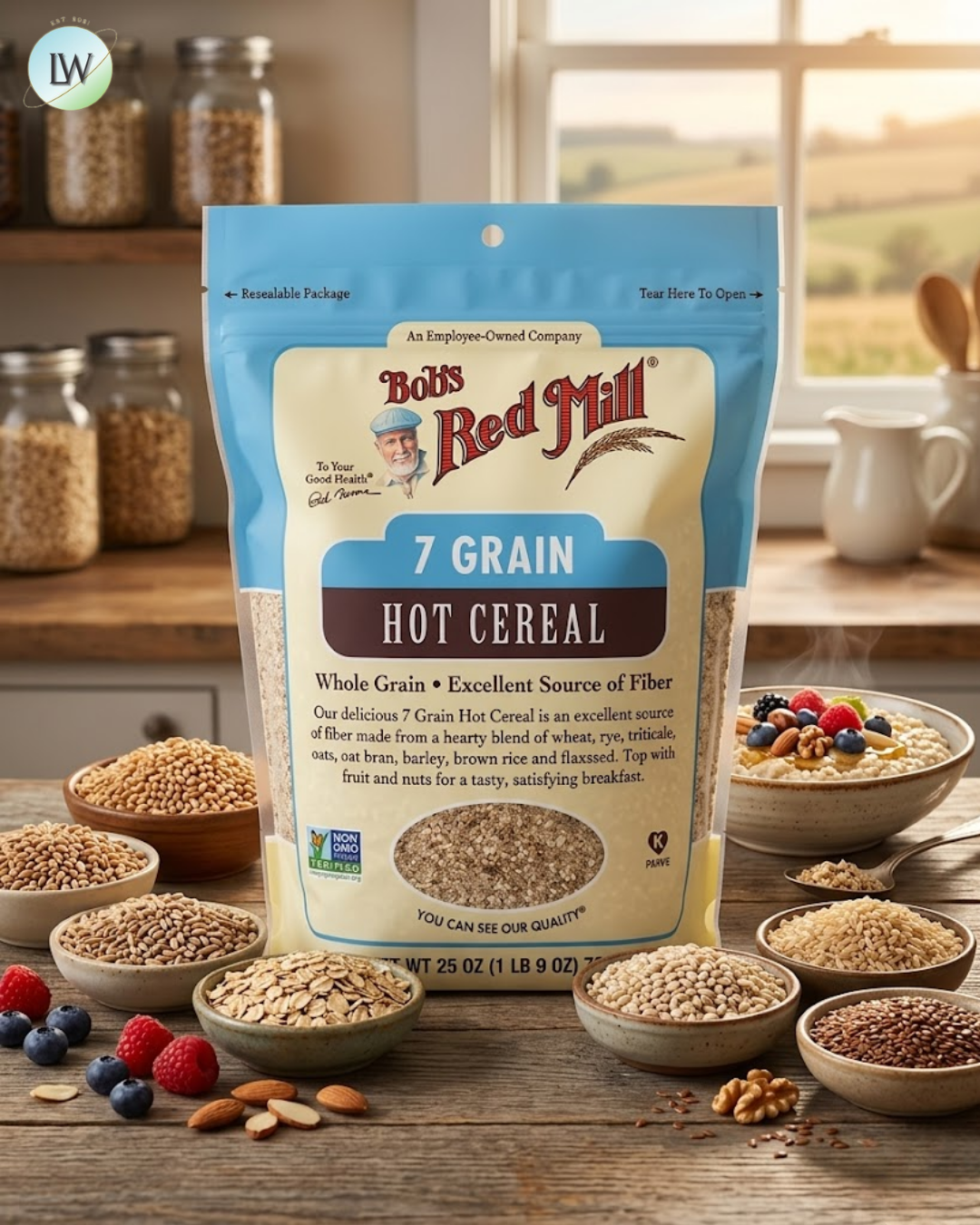 Bob's Red Mill, 7 Grain Hot Cereal, 1 lb 9 oz (709 g)