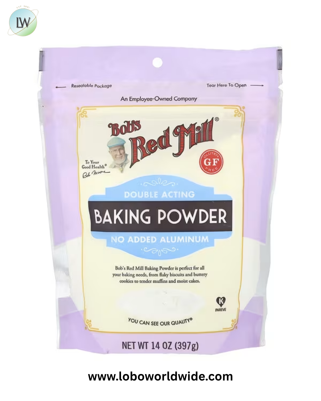 Bob's Red Mill, Double Acting Baking Powder, 14 oz (397 g)