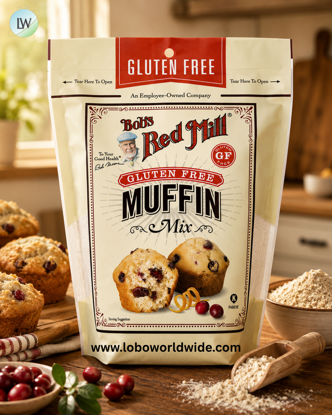 Bob's Red Mill, Gluten Free Muffin Mix, 16 oz (454 g)