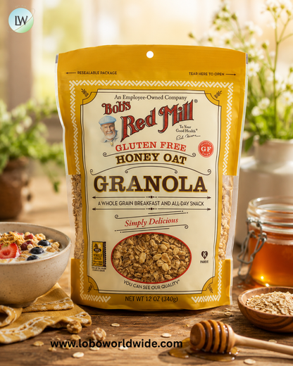 Bob's Red Mill, Granola, Honey Oat, Gluten Free , 12 oz (340 g)