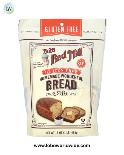 Bob's Red Mill, Homemade Wonderful Bread Mix, Gluten Free, 16 oz (454 g)