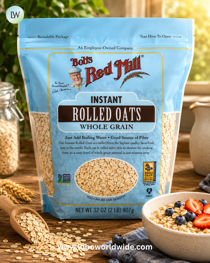 Bob's Red Mill, Instant Rolled Oats, Whole Grain, 32 oz (907 g)
