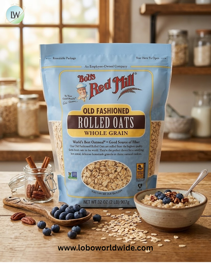 Bob's Red Mill, Old Fashioned Rolled Oats, Whole Grain