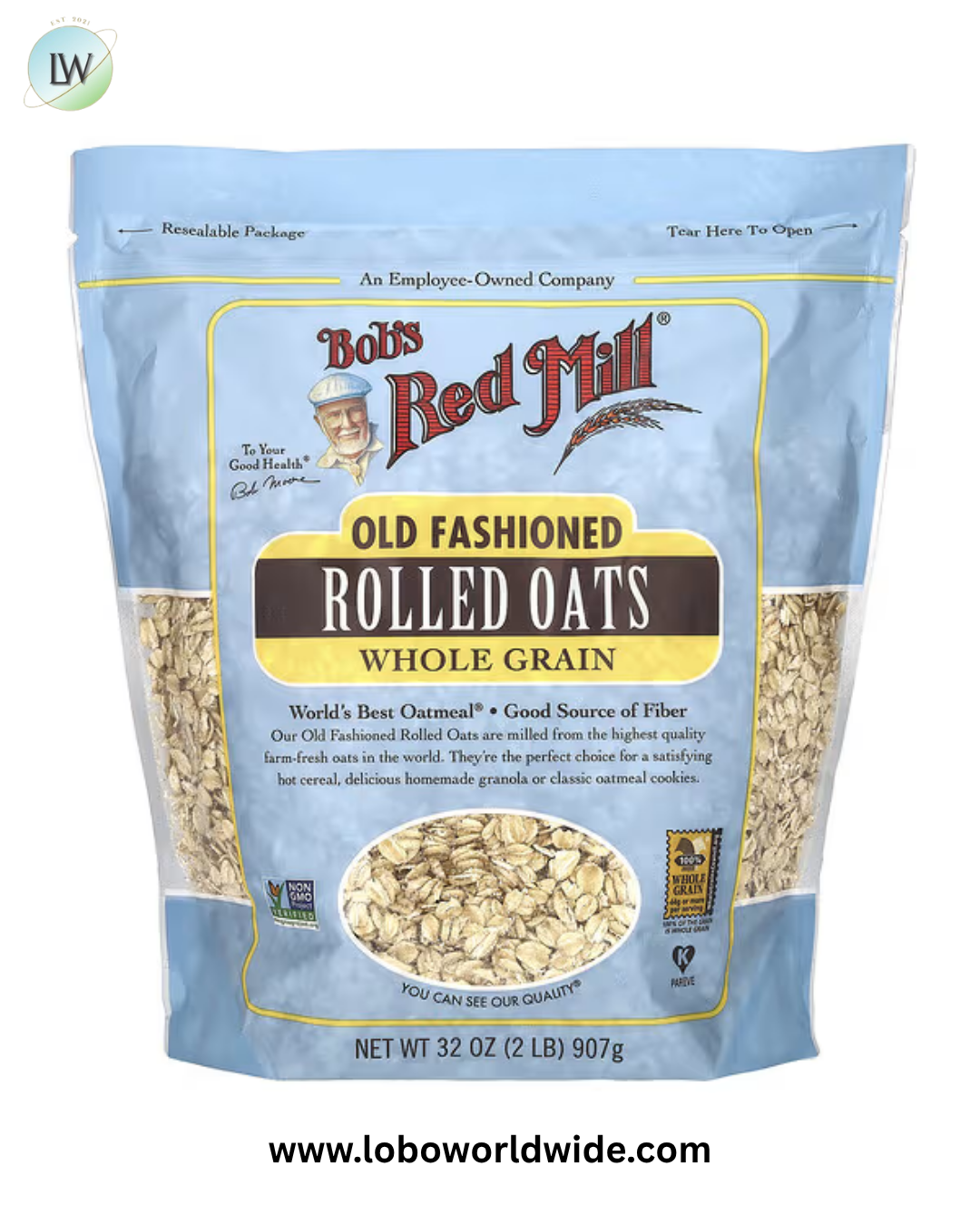 Bob's Red Mill, Old Fashioned Rolled Oats, Whole Grain