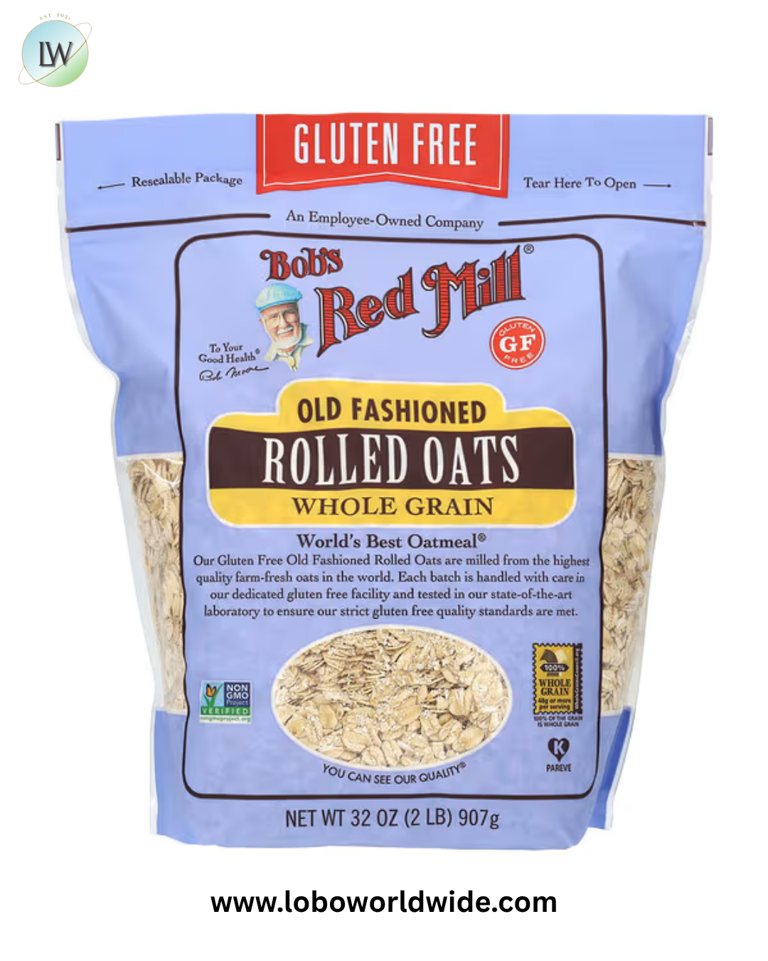 Bob's Red Mill, Old Fashioned Rolled Oats, Whole Grain