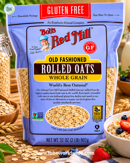 Bob's Red Mill, Old Fashioned Rolled Oats, Whole Grain