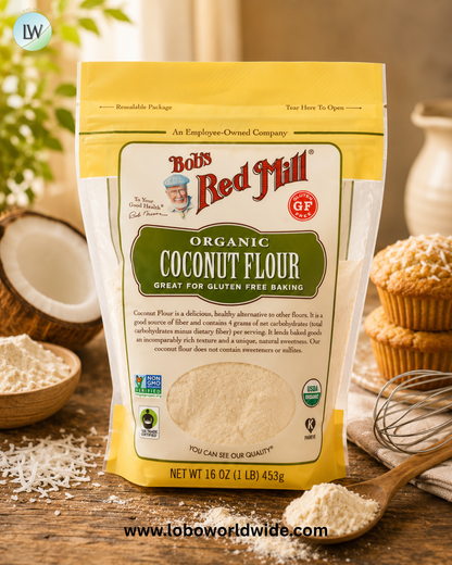 Bob's Red Mill, Organic Coconut Flour, Gluten Free, 16 oz (453 g)