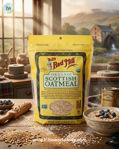 Bob's Red Mill, Organic Scottish Oatmeal, 20 oz (567 g)