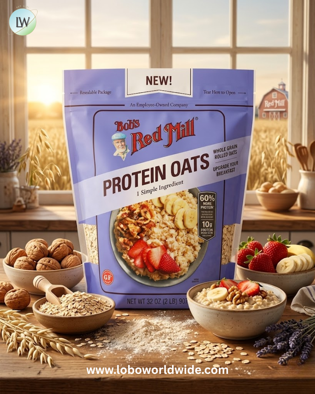 Bob's Red Mill, Protein Oats, 32 oz (907 g)