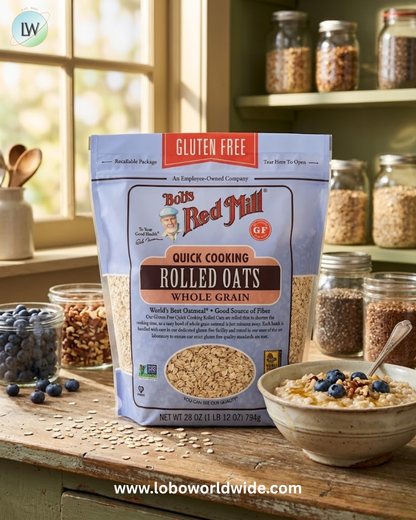 Bob's Red Mill, Quick Cooking Rolled Oats, Whole Grain, 28 oz (794 g)