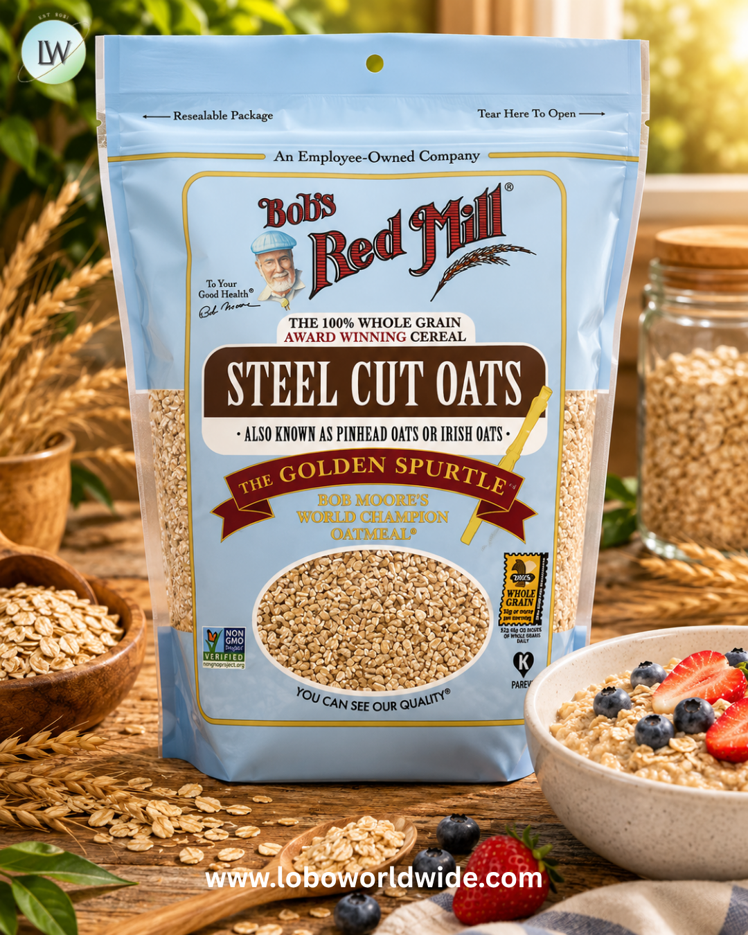 Bob's Red Mill, Steel Cut Oats, Whole Grain