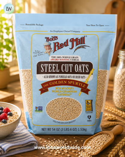 Bob's Red Mill, Steel Cut Oats, Whole Grain, 54 oz (1.53 kg)