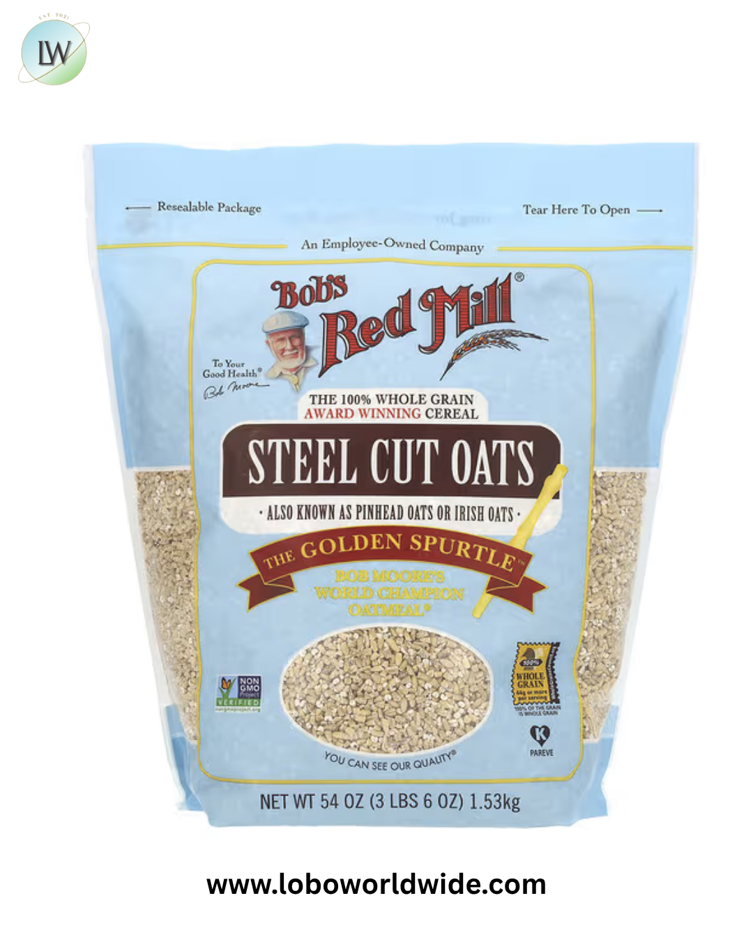 Bob's Red Mill, Steel Cut Oats, Whole Grain, 54 oz (1.53 kg)