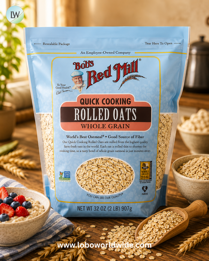 Bob's Red Mill, Quick Cooking Rolled Oats, 32 oz (907 g)