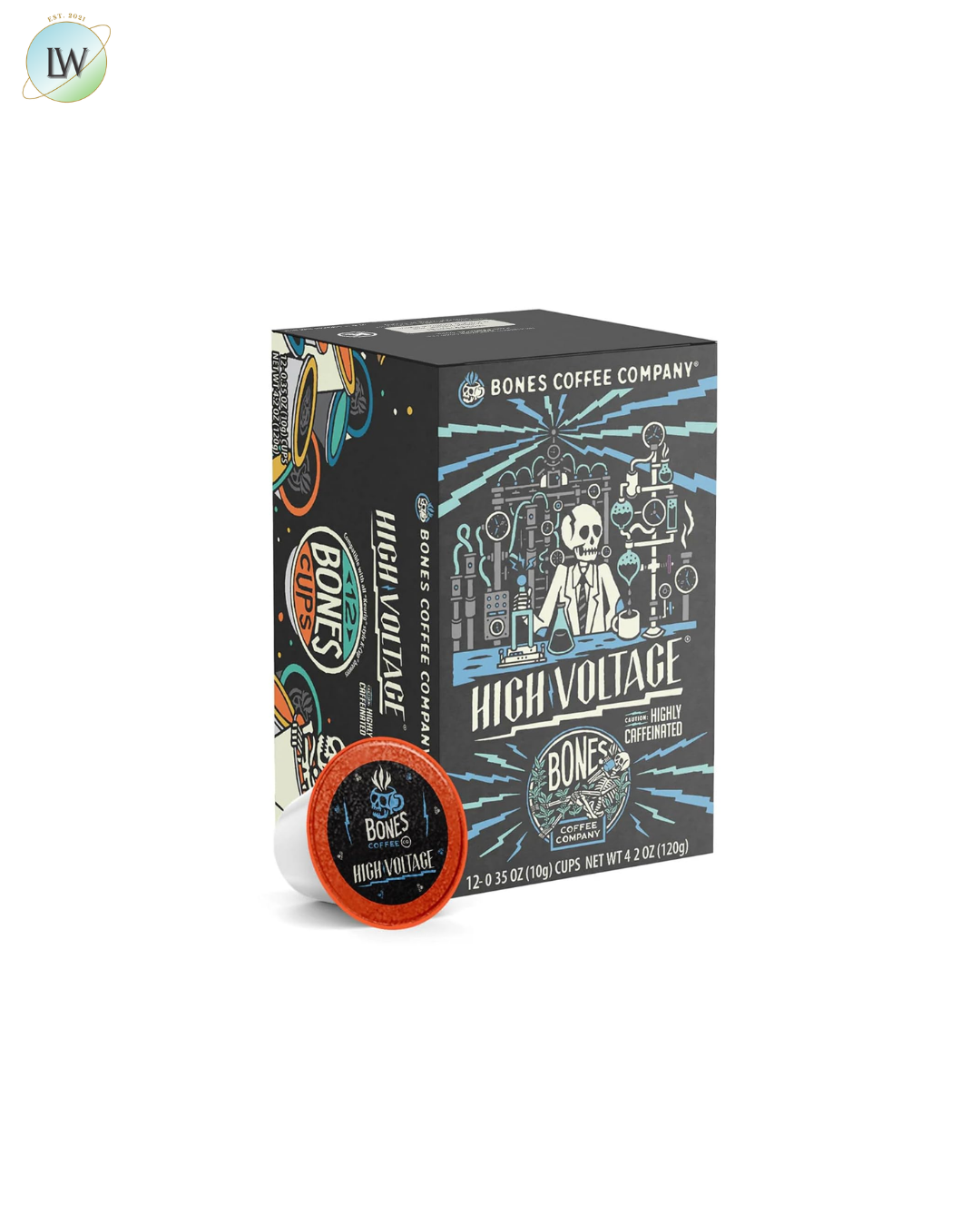 Bones Coffee Company Coffee Pods, 0.35 oz, 12 ct. (Various Flavours)