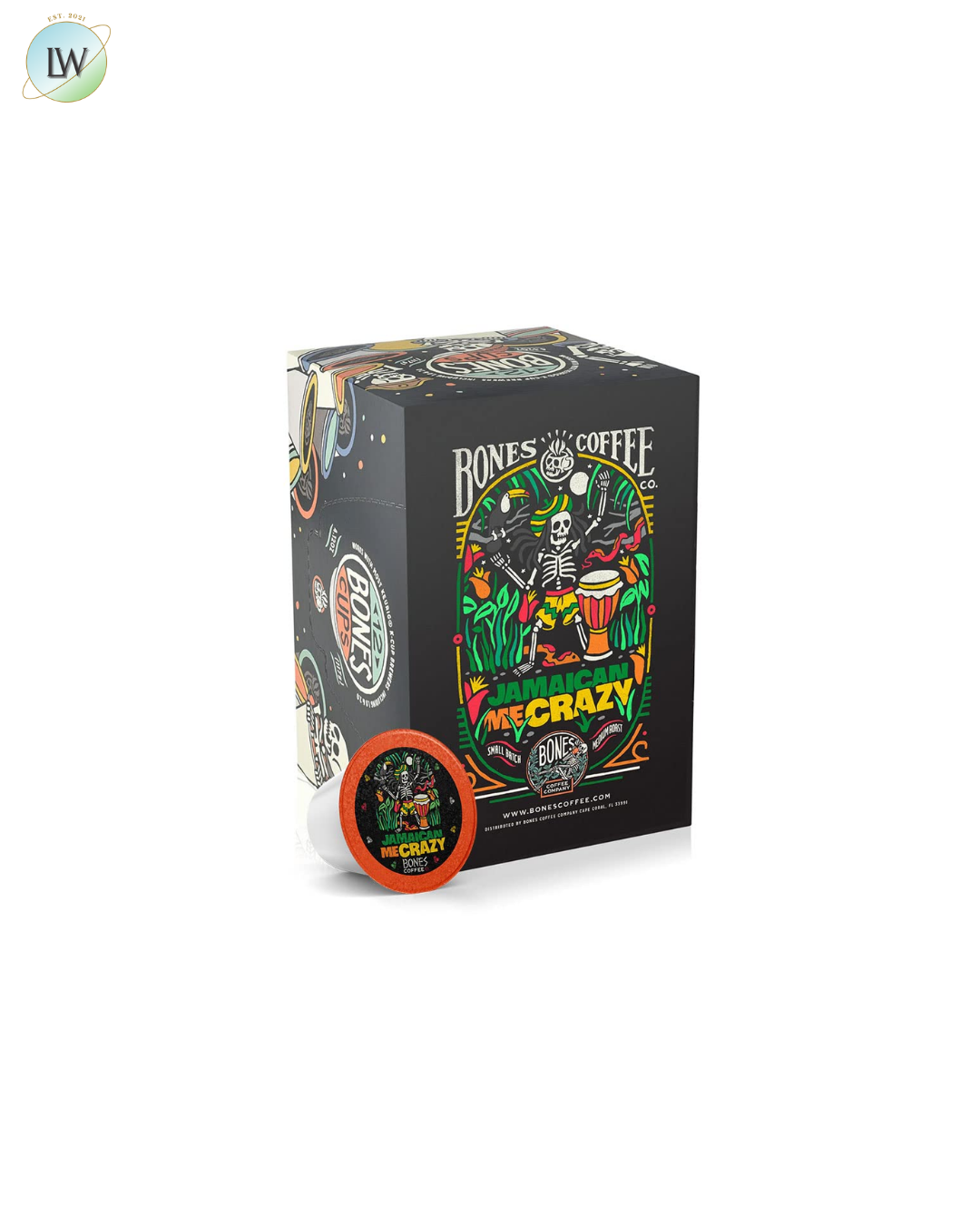 Bones Coffee Company Coffee Pods, 0.35 oz, 12 ct. (Various Flavours)
