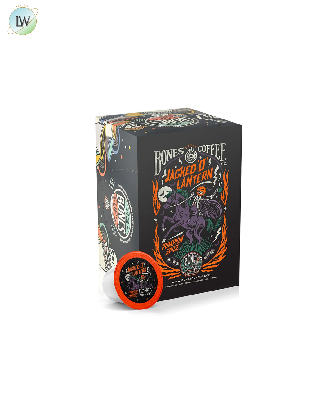 Bones Coffee Company Coffee Pods, 0.35 oz, 12 ct. (Various Flavours)