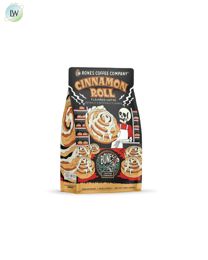 Bones Coffee Company Medium Roast Whole Bean, 12 oz. (Various Flavours)