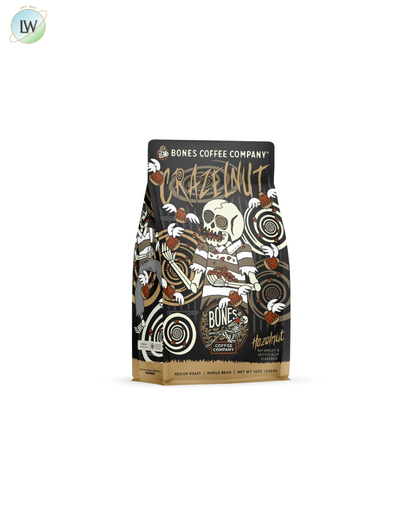 Bones Coffee Company Medium Roast Whole Bean, 12 oz. (Various Flavours)
