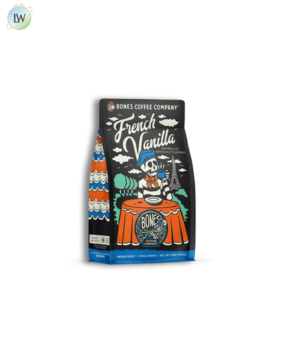Bones Coffee Company Medium Roast Whole Bean, 12 oz. (Various Flavours)