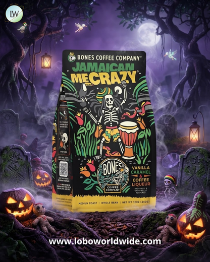 Bones Coffee Company Medium Roast Whole Bean, 12 oz. (Various Flavours)