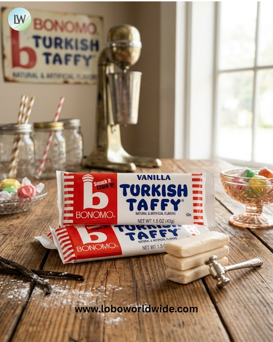 Bonomo Turkish Taffy Vanilla 24 Piece