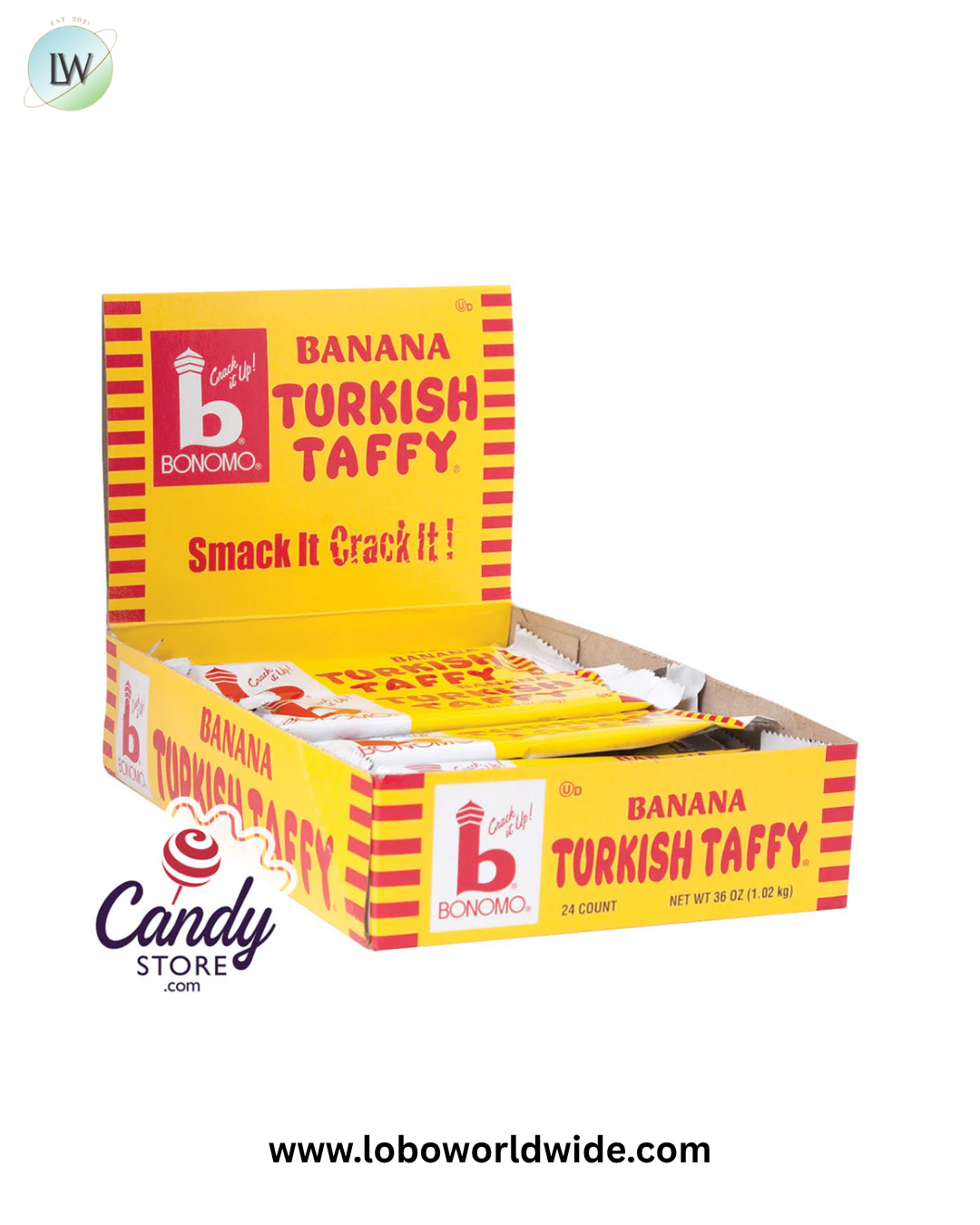 Bonomo Turkish Taffy - 24ct