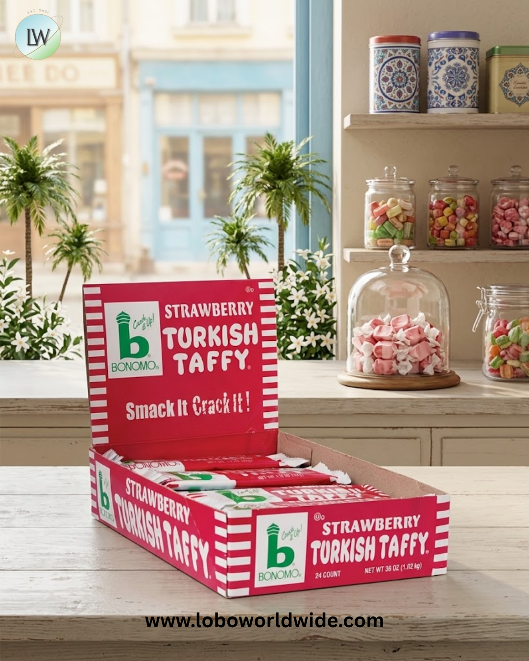 Bonomo Turkish Taffy - 24ct