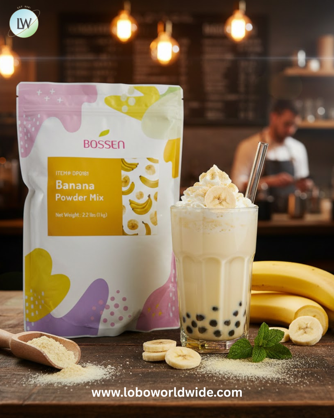 Bossen 2.2 lb. Powder Mix - 20/Case (Various Flavors)