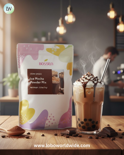 Bossen 2.2 lb. Powder Mix - 20/Case (Various Flavors)