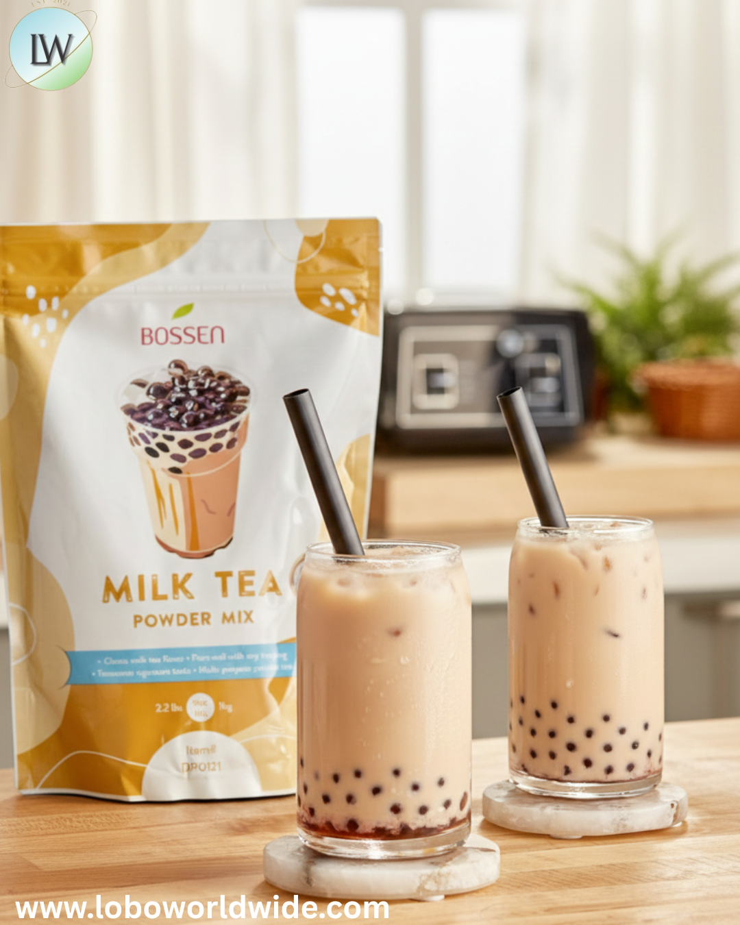 Bossen 2.2 lb. Powder Mix - 20/Case (Various Flavors)