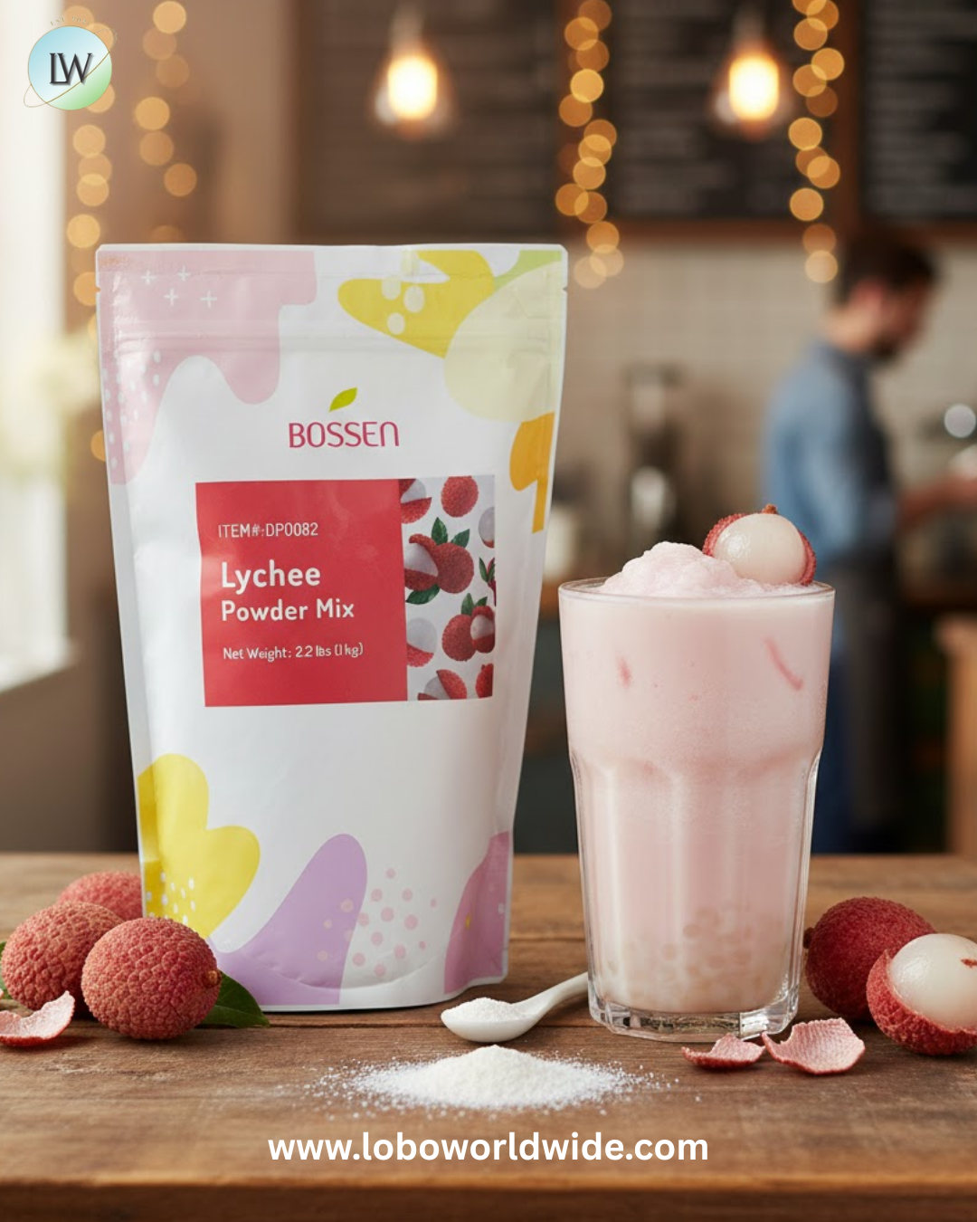 Bossen 2.2 lb. Powder Mix - 20/Case (Various Flavors)