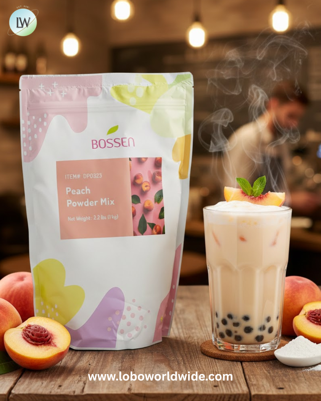 Bossen 2.2 lb. Powder Mix - 20/Case (Various Flavors)