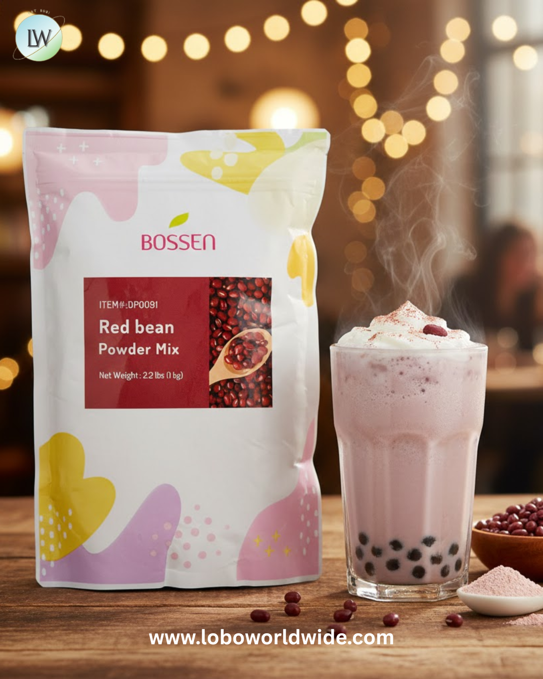 Bossen 2.2 lb. Powder Mix - 20/Case (Various Flavors)