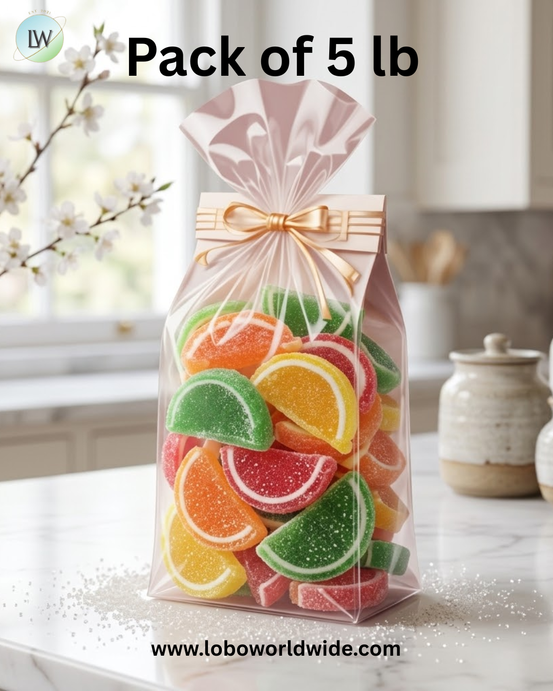 Boston Fruit Slices 5 Pound Box
