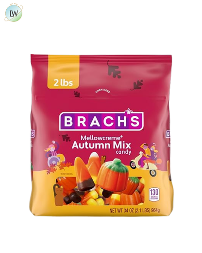 Brach's Halloween Autumn Mix Mellowcreme Candy, 2 lb.