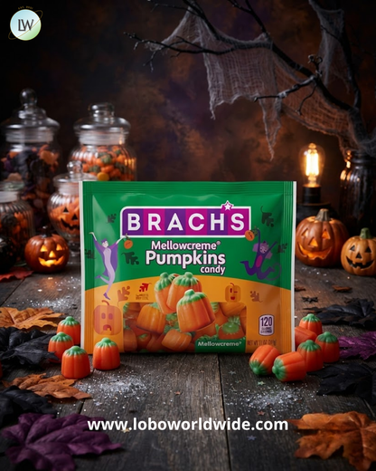 Brach's Halloween Mellowcrème Candy Pumpkins, 11 oz.