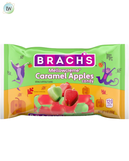 Brach’s Mellowcreme Halloween Candy, Caramel Apple, 9 oz.