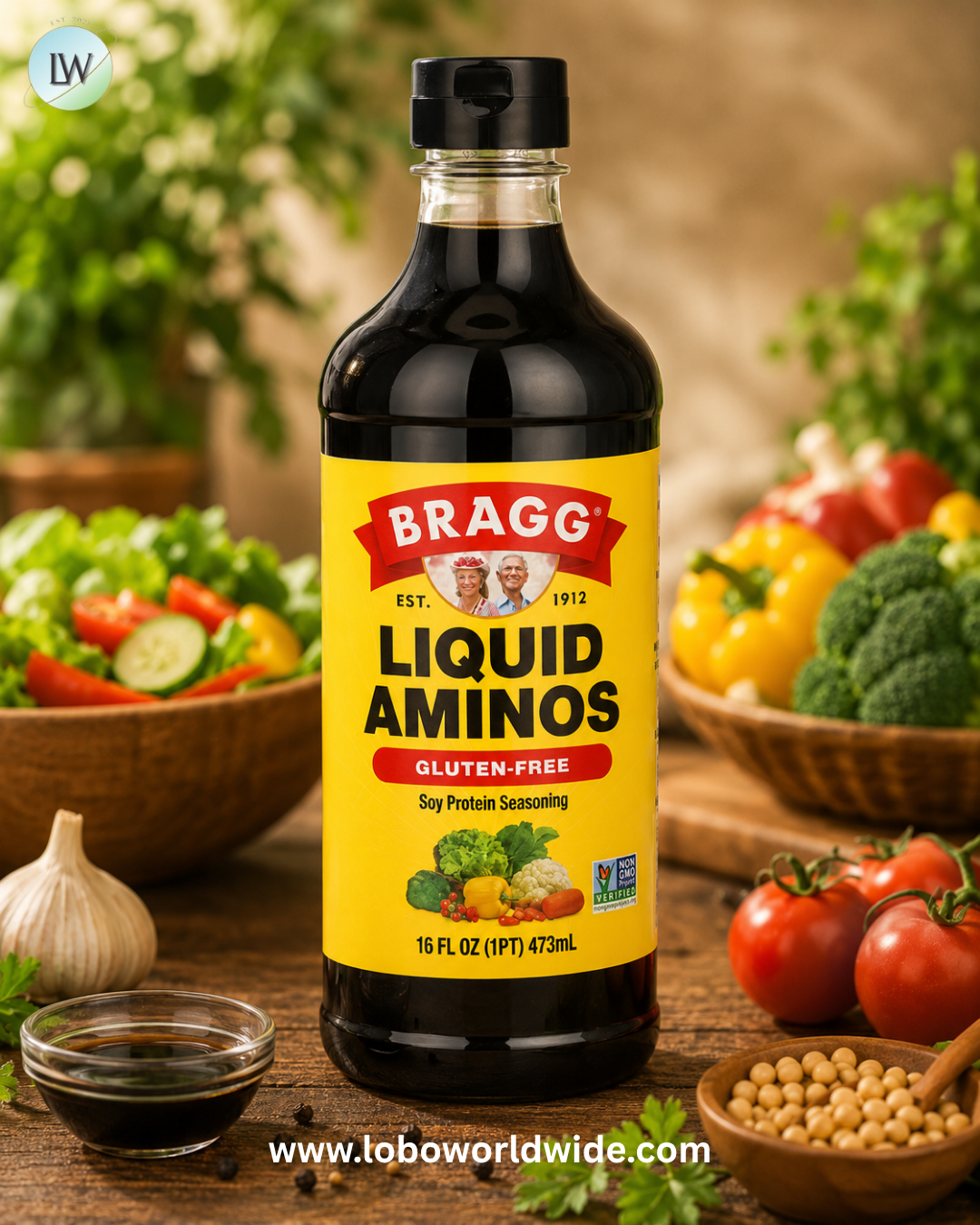 Bragg, Liquid Aminos, Soy Protein Seasoning