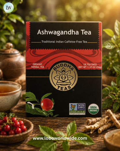 Buddha Teas, Organic Herbal Tea, Caffeine Free, 18 Tea Bags